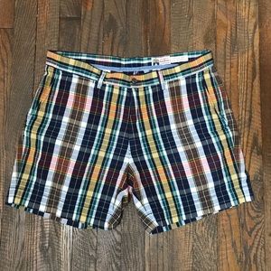 Polo Ralph Lauren Madras Cotton Shorts Men Size 33